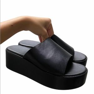 britta platform heels black